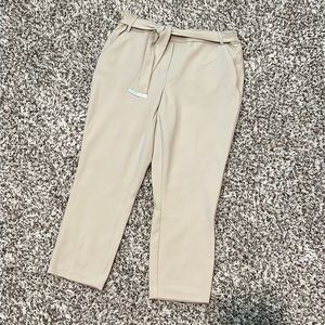 Cato - Khaki Crop Dress Pants